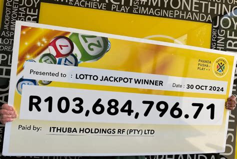 www.ithuba national lottery.co.za|R100m jackpot claimed.